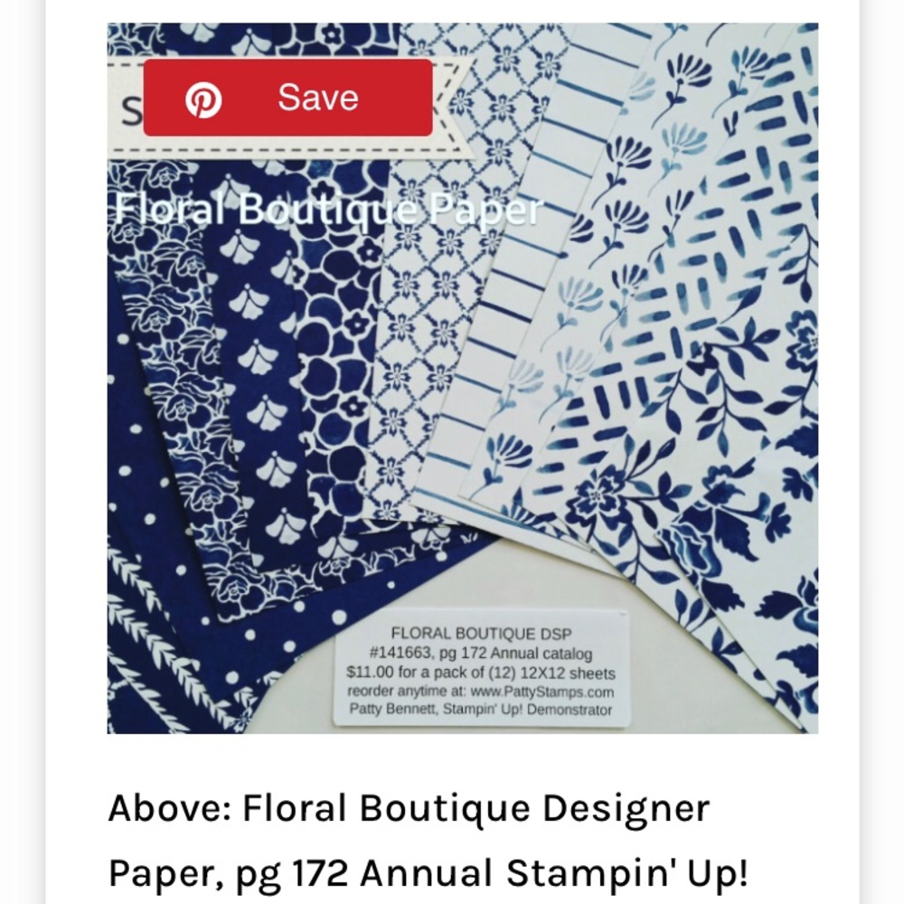 Patterned Scrapbook Paper